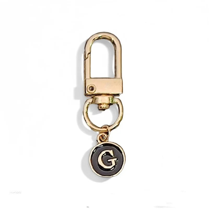Elegant Metal Alphabet G Letter Keychain