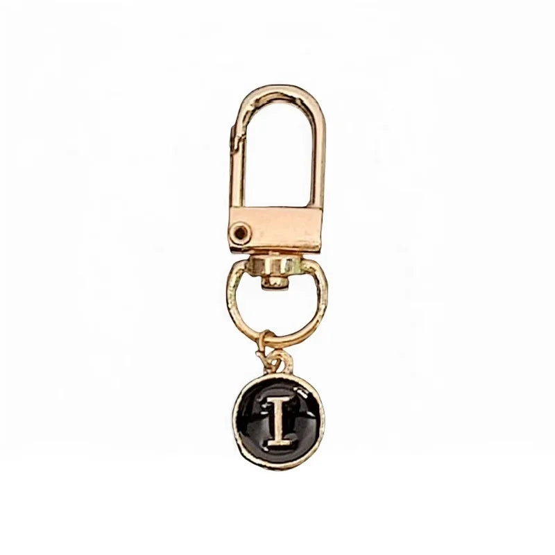 Elegant Metal Alphabet I Letter Keychain